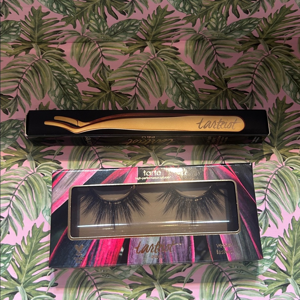 Tarte Tarteist Pro Little Lash Helper Lash Applicator & Vegan Eye Lashes SET NIB